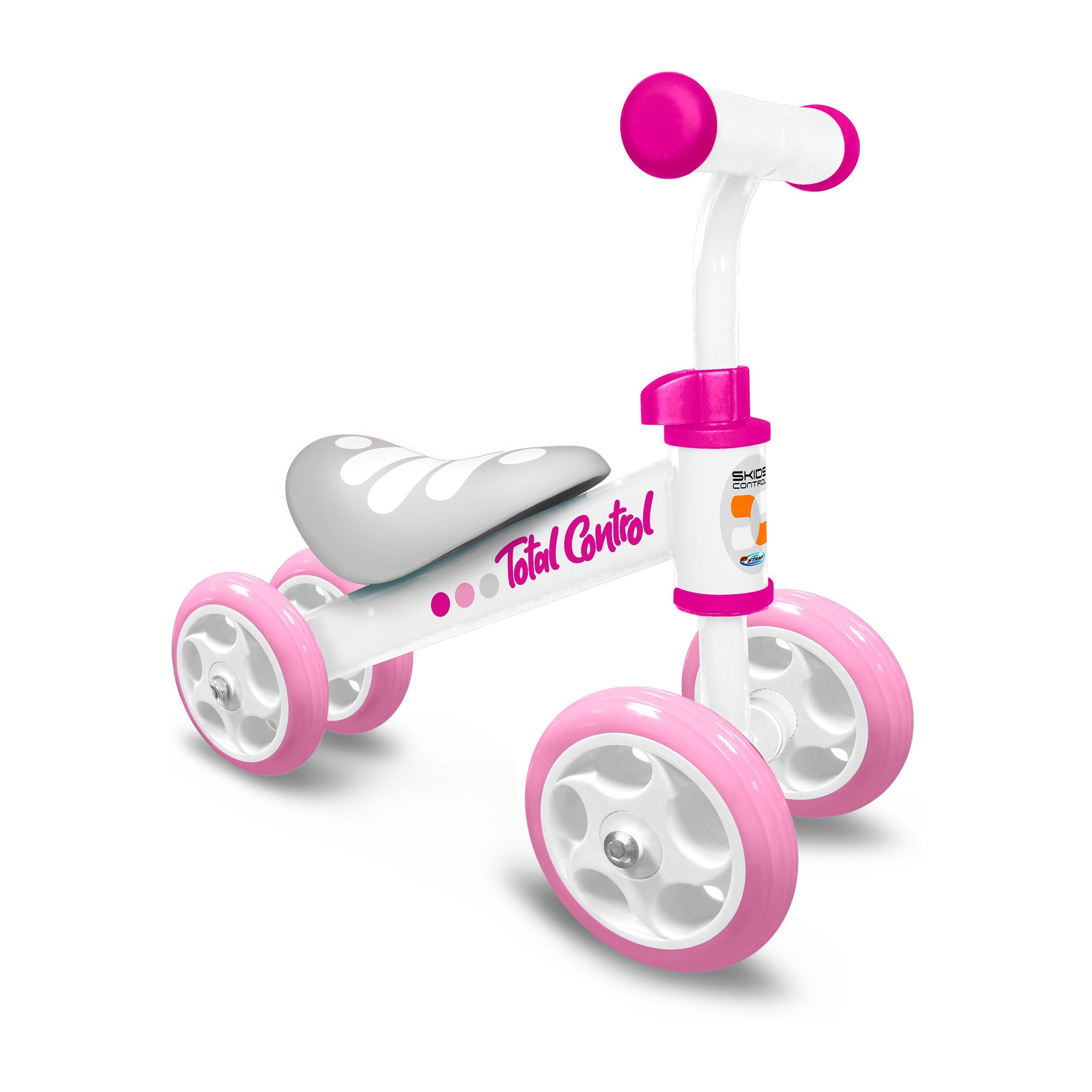 Stamp - Draisienne Pour Bébé 4 Roues 1+ Ans Skids Control - Porteur - Rose - No Size - Decathlon