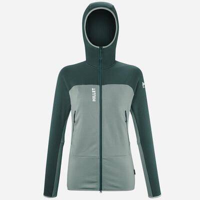 Fleecejas bergbeklimmen voor dames fusion grid