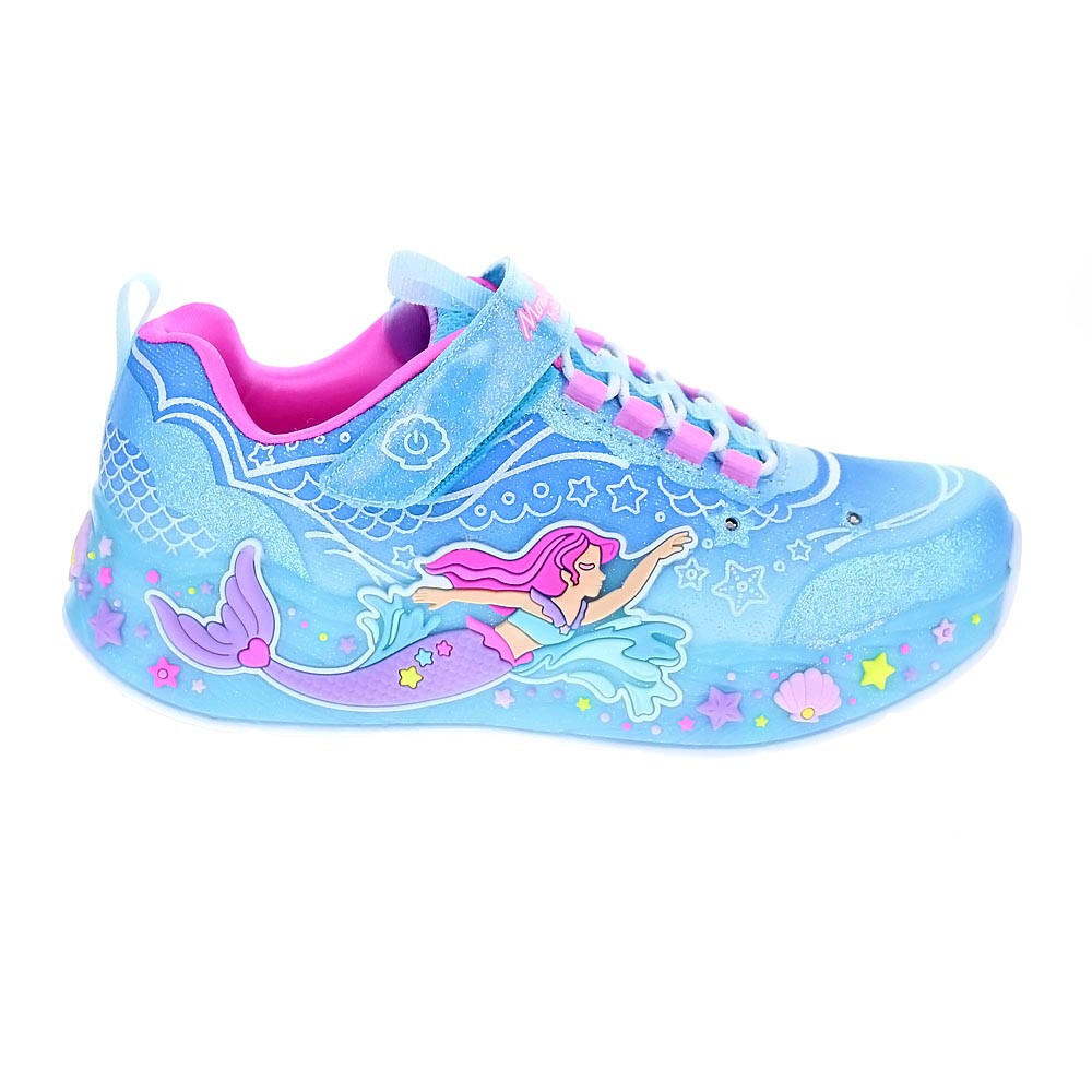 Skechers - Baskets Skechers Modèle 303060lblmt Pour Filles - Chaussures De Sport - Bleu - Decathlon