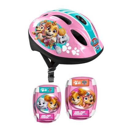 Zestaw ochronny Paw Patrol z kaskiem regulowanym 53-56 cm