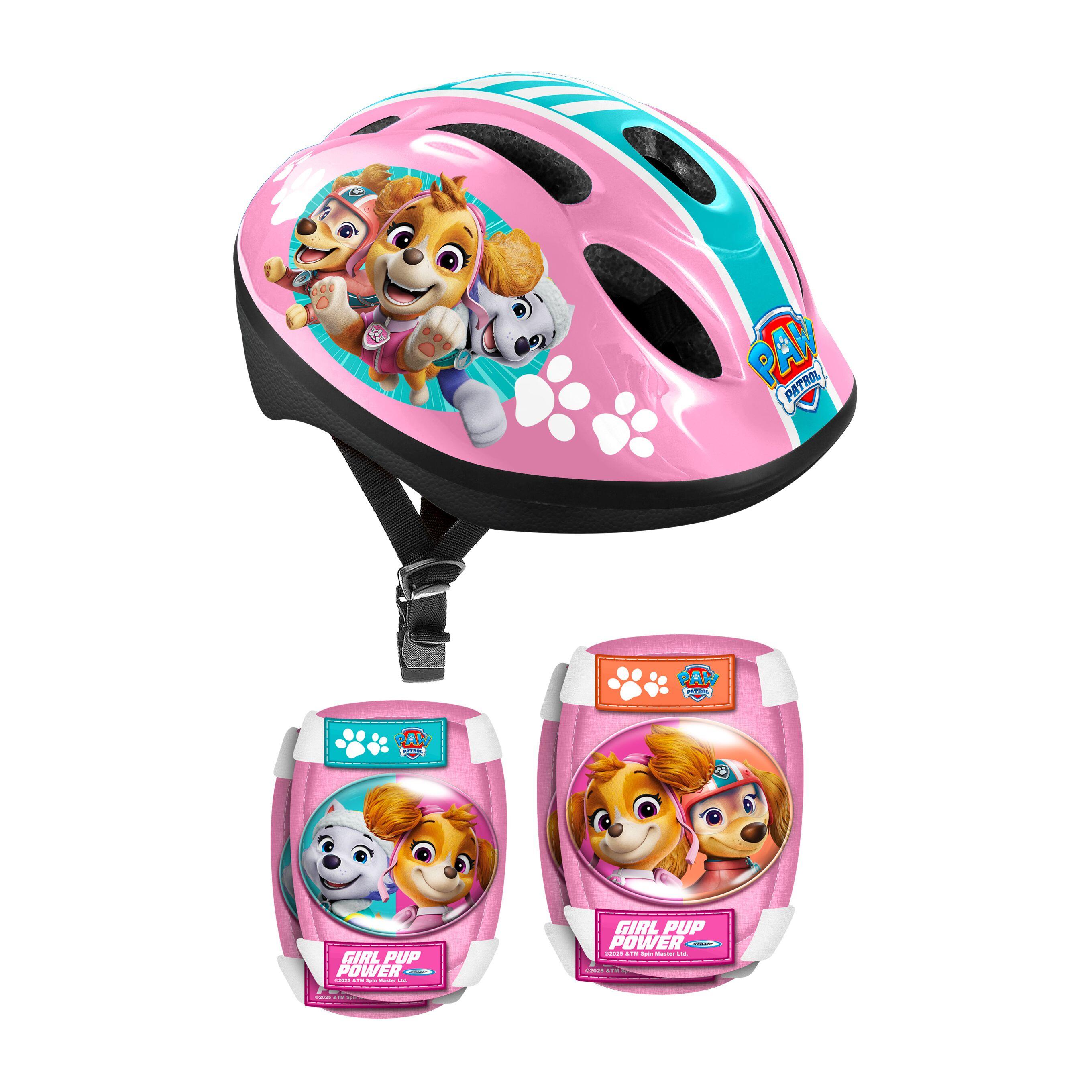 Capacete e Proteções Criança Paw Patrol Tam. 53-56 cm