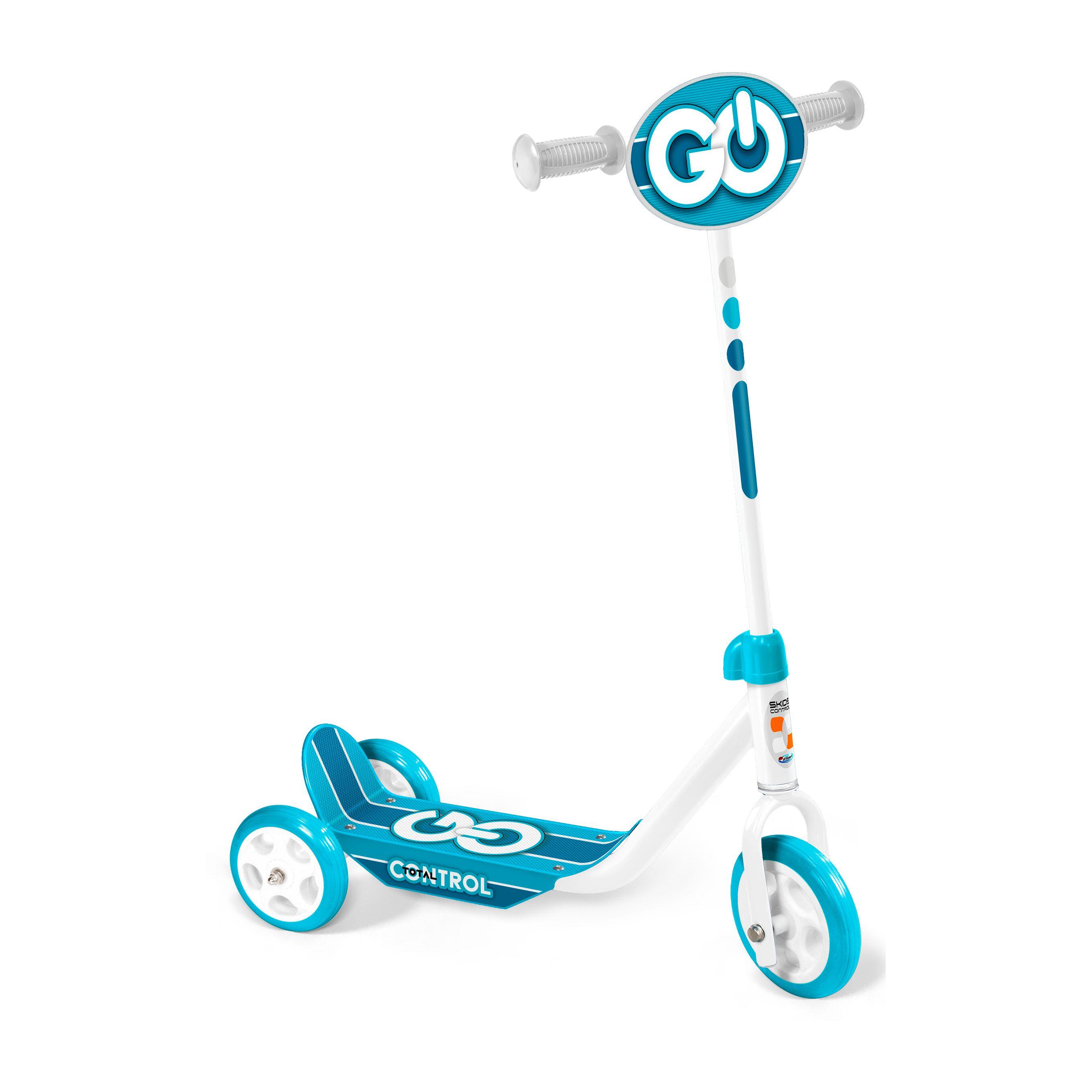 Stamp - Trottinette 3 Roues Enfant Skids Control - Trottinette - Bleu - No Size - Decathlon