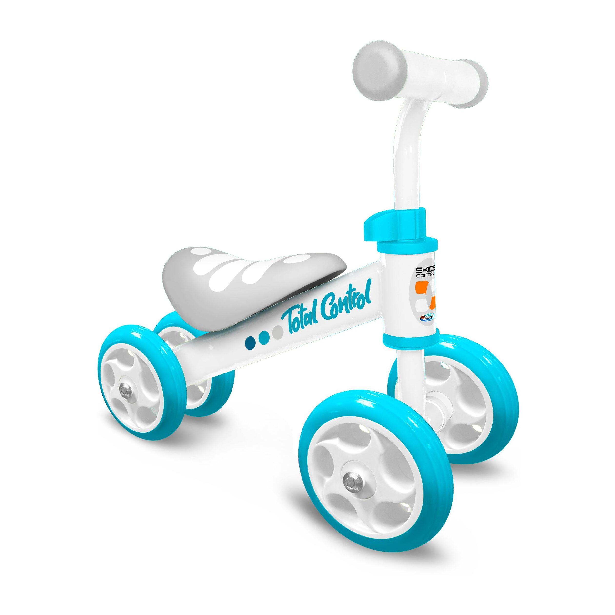 Stamp - Draisienne Pour Bébé 4 Roues 1+ Ans Skids Control - Porteur - Bleu - No Size - Decathlon