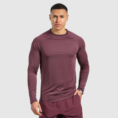 Herren Longsleeve Powerfit Creme