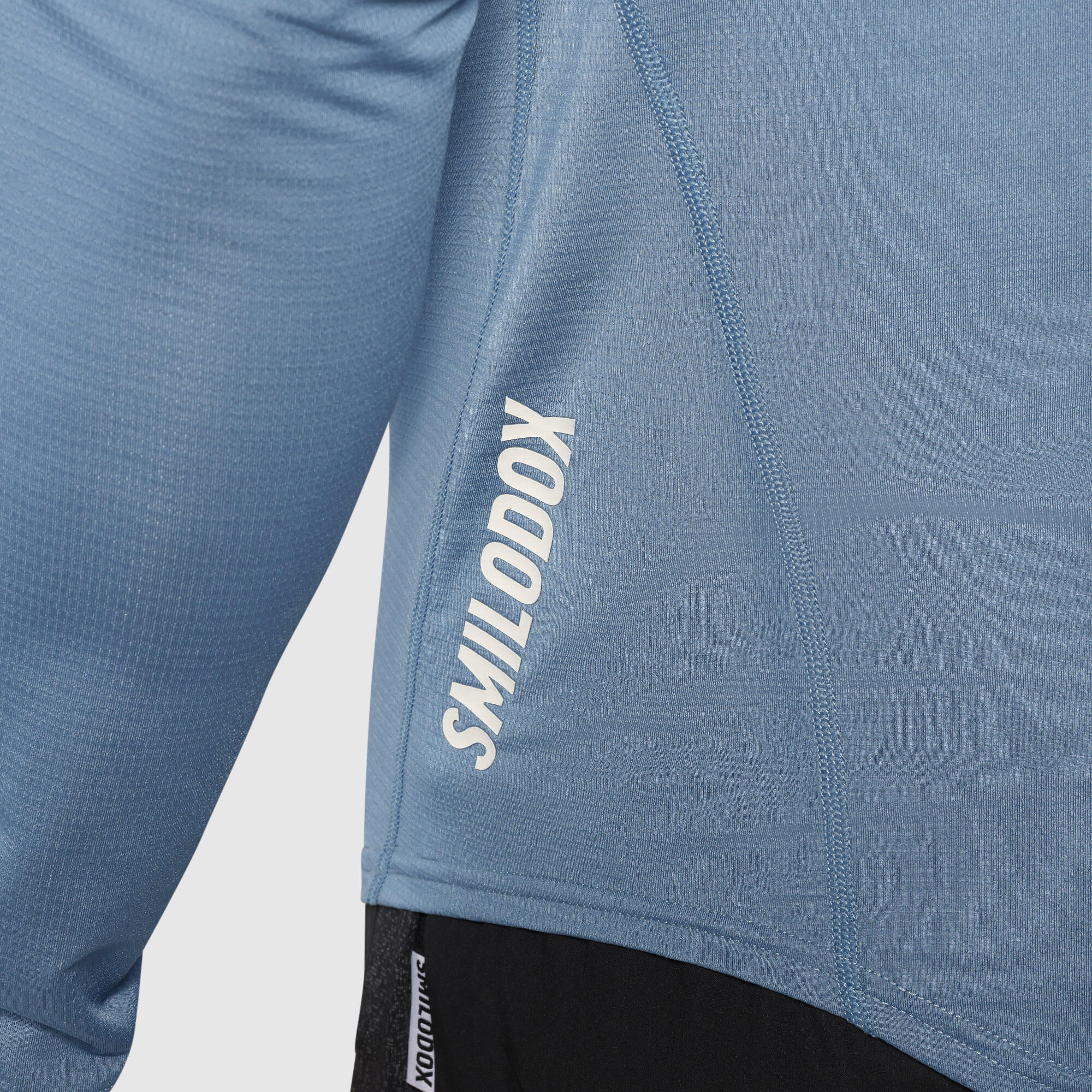 Herren Longsleeve Powerfit Blau 5/6
