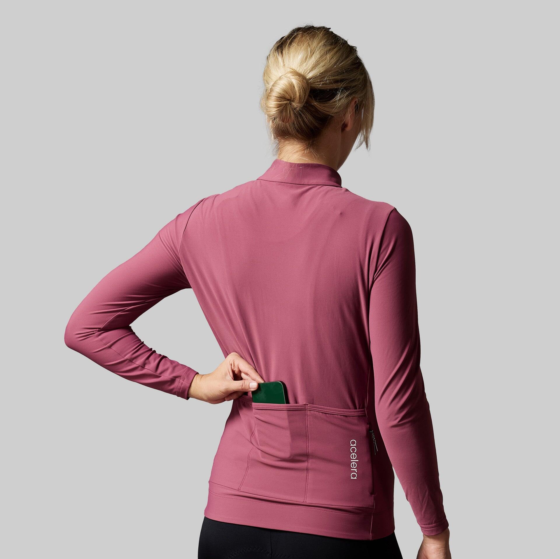 Warmes Damen Langarm-Radsport-Shirt Radsportbekleidung Radtrikot 7/7