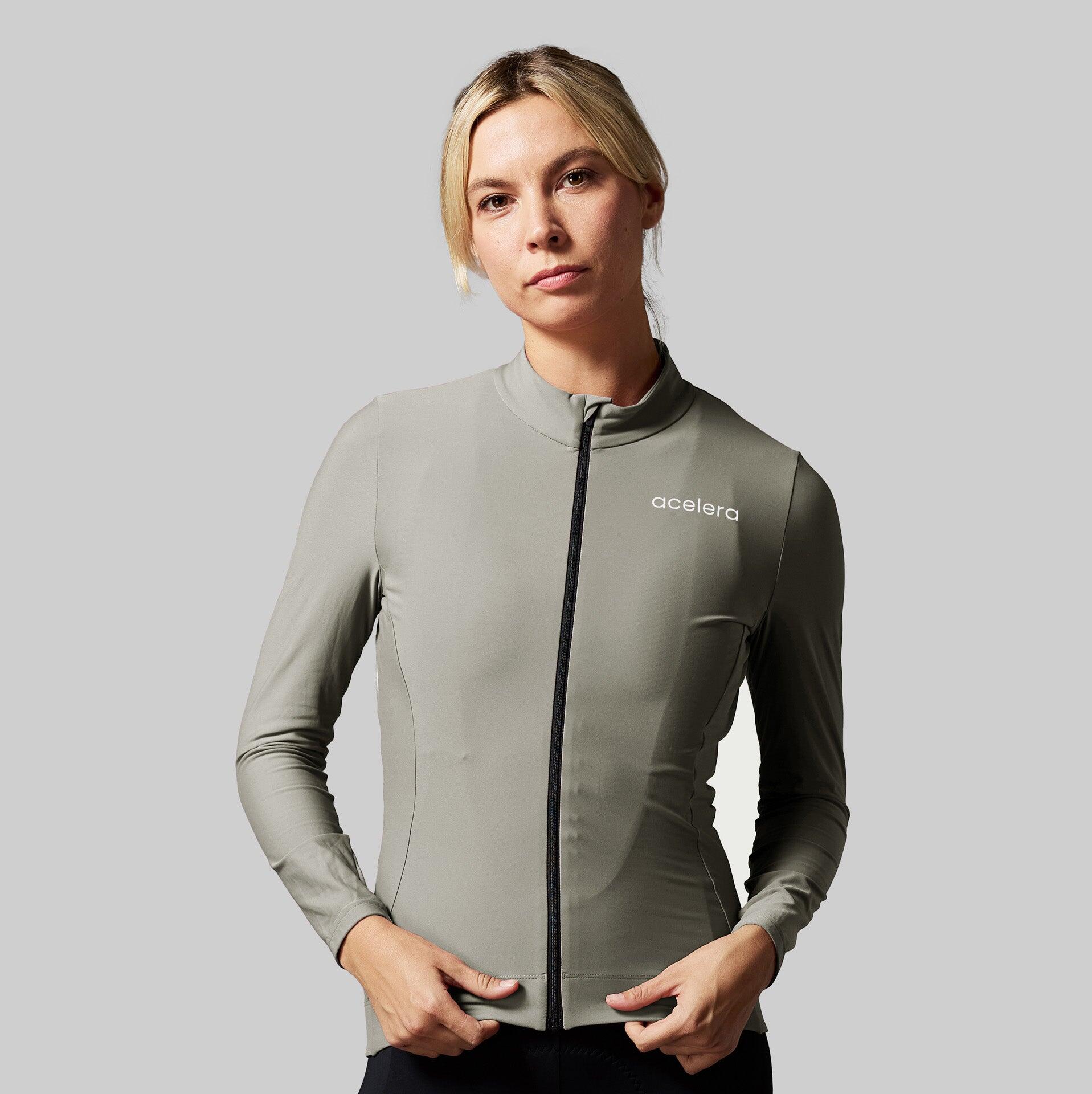 Warmes Damen Langarm-Radsport-Shirt Radsportbekleidung Radtrikot 7/7