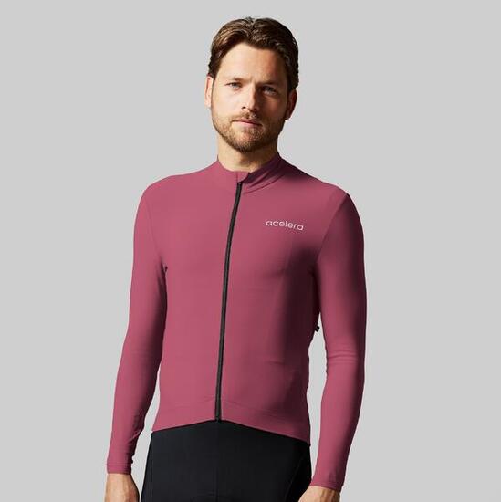 Maillot de cyclisme chaud homme manches longues Vêtements de cyclisme de vélo