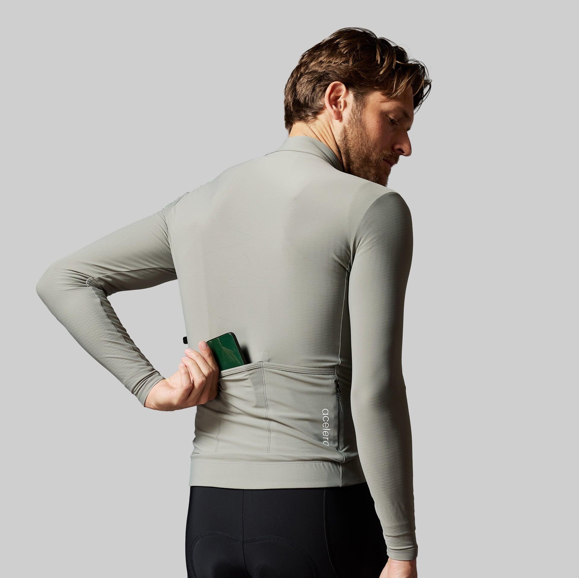 Professional Homme Maillot vélo manches longues chaud 6/7