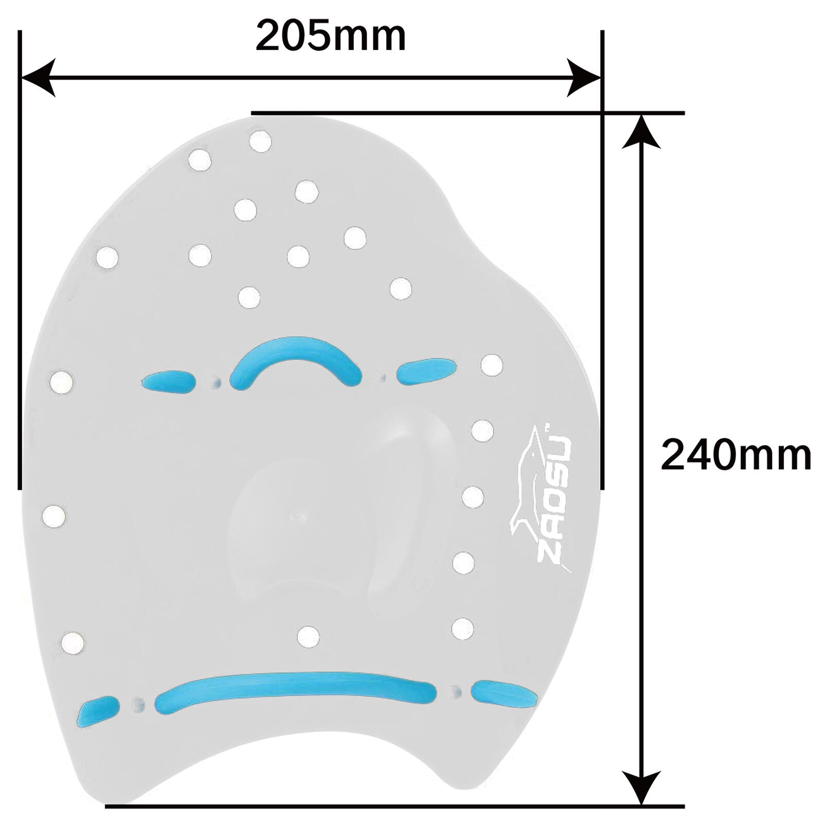 Schwimmpaddles Technik- und Krafttraining Unisex - Hand Paddles 2/3