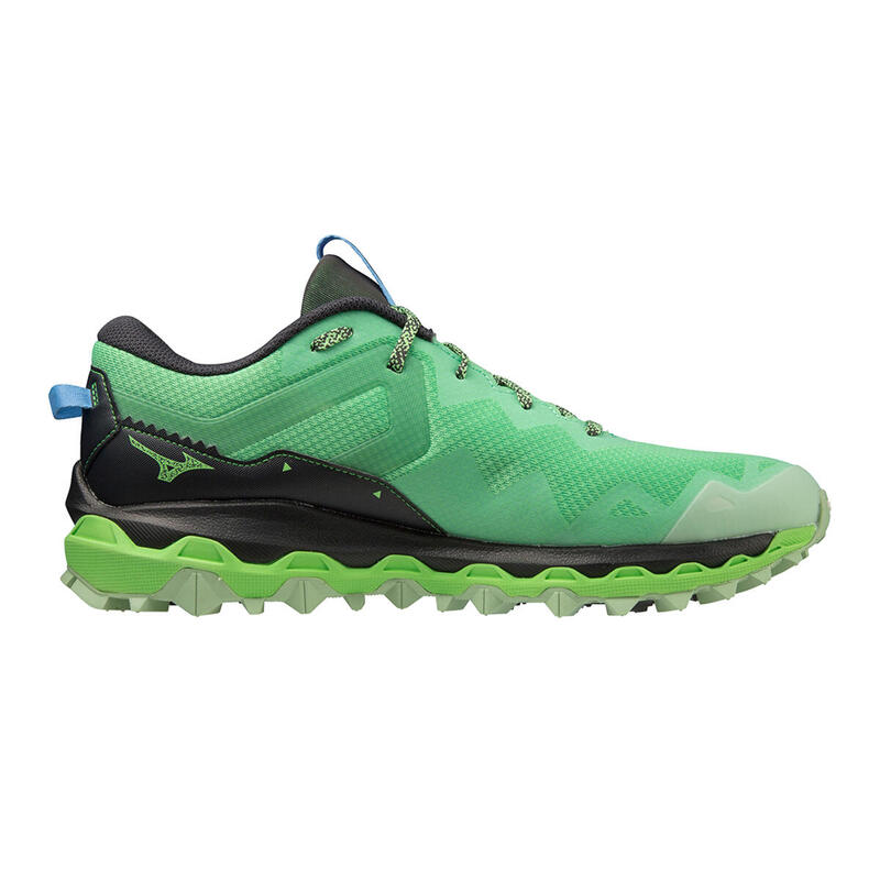 Chaussures de trail running Mizuno Wave Mujin 9 Vertes
