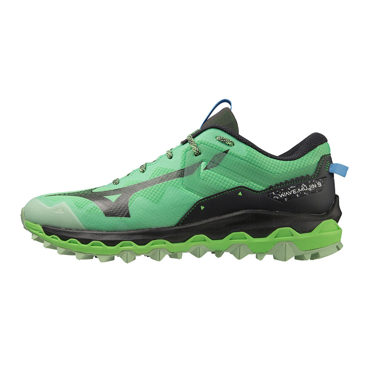 Mizuno Wave Mujin 9 Groene Trailrunningschoenen 1/4