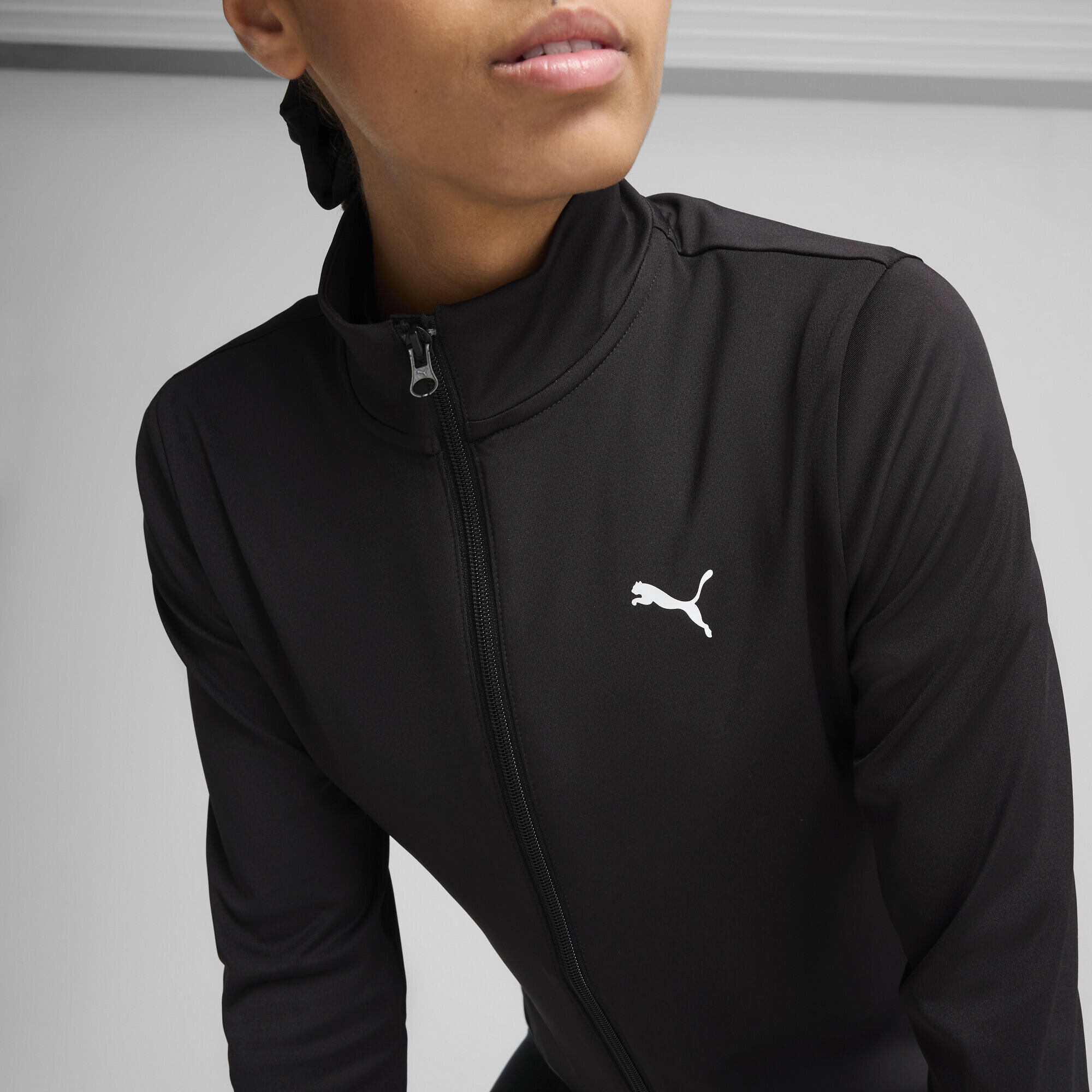 Maglia con zip intera PUMA STRONG da donna PUMA Black 3/7