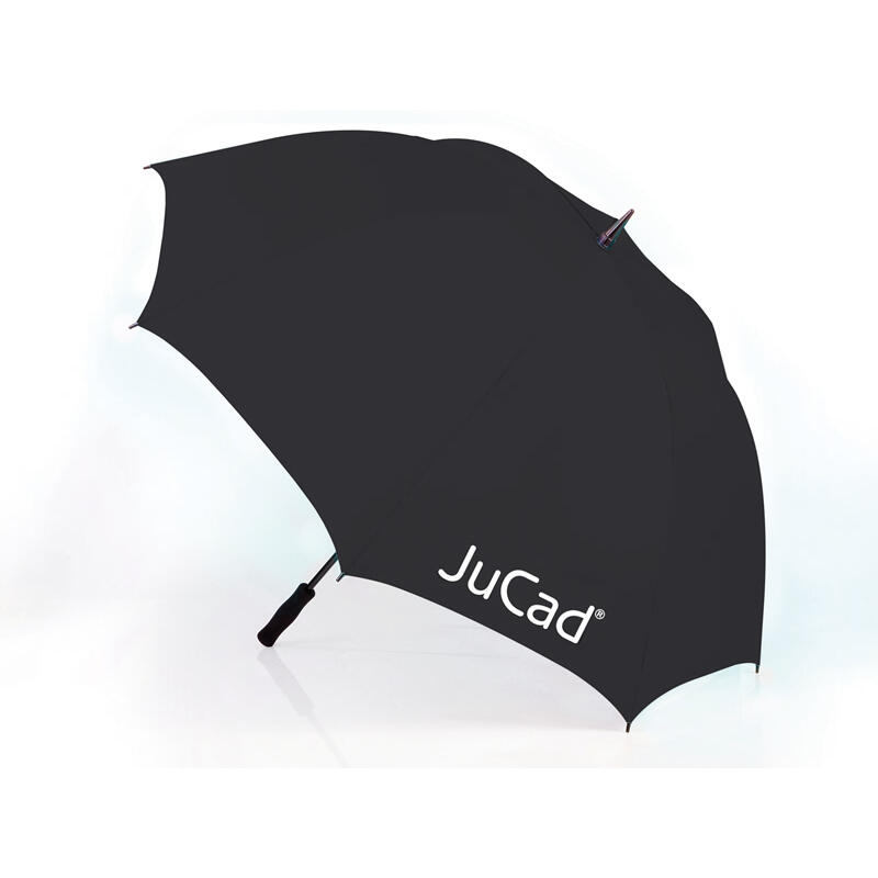JUCAD Extragroßer und ultraleichter, automatisch anpassbarer Regenschirm Jucad