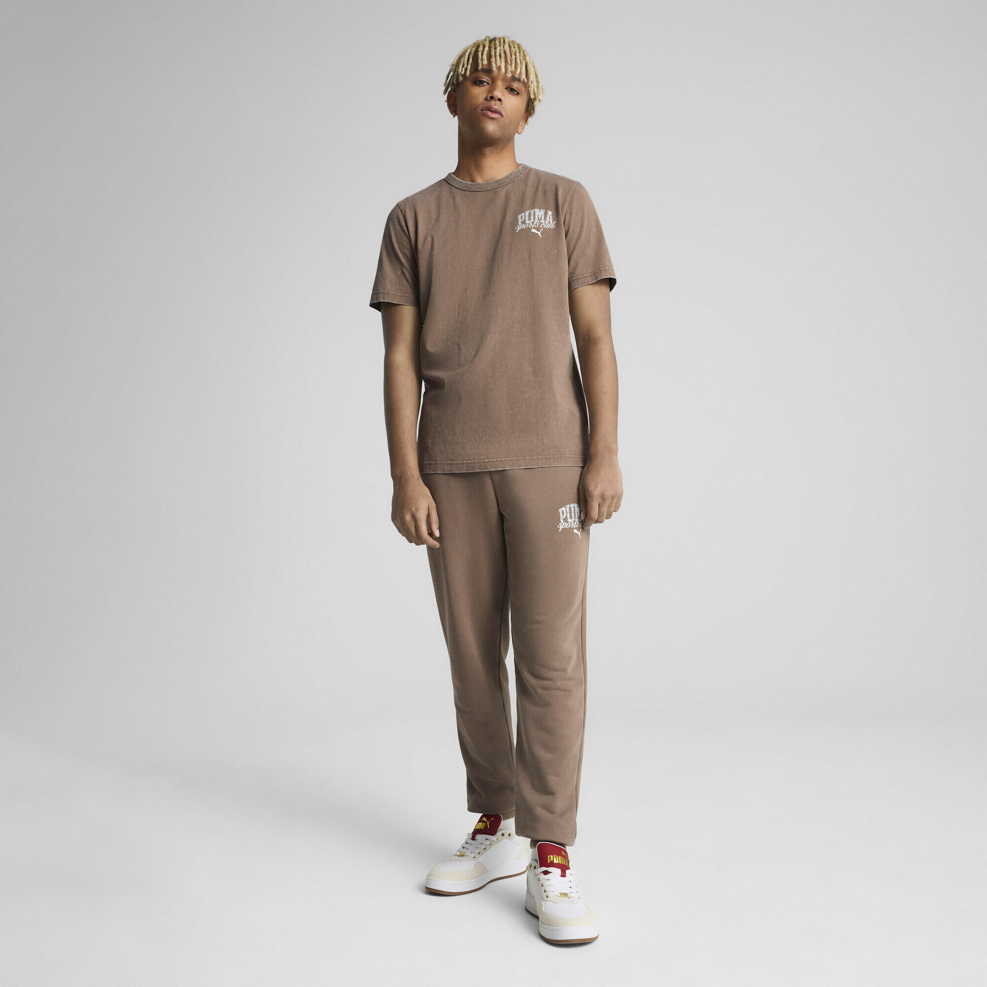 T-shirt délavé PUMA Class Homme PUMA Totally Taupe Brown 5/7