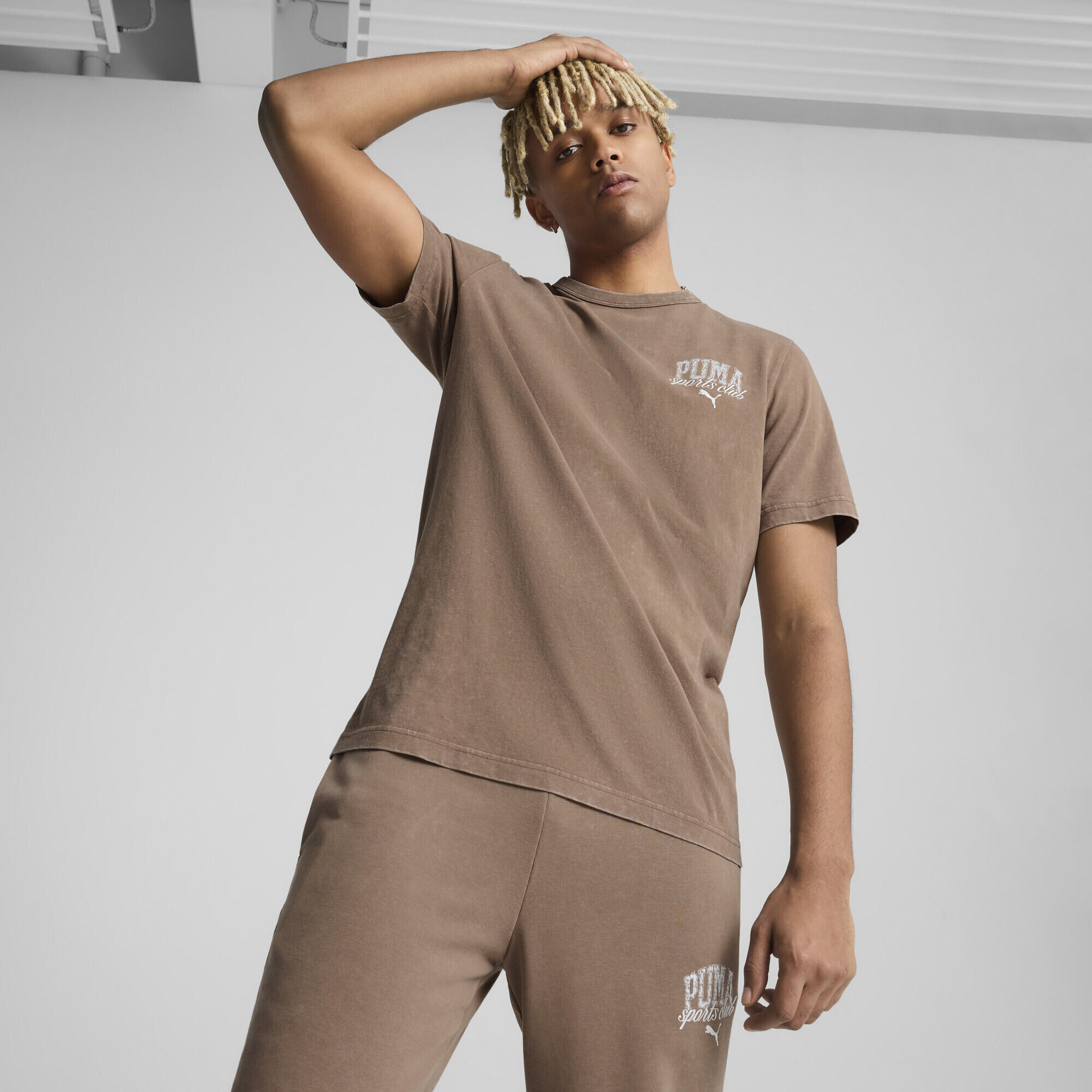 T-shirt délavé PUMA Class Homme PUMA Totally Taupe Brown 2/7