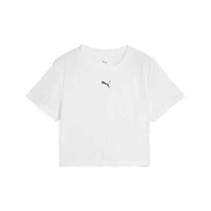 TAD ESSENTIALS Kurzes figurbetontes T-Shirt Damen PUMA