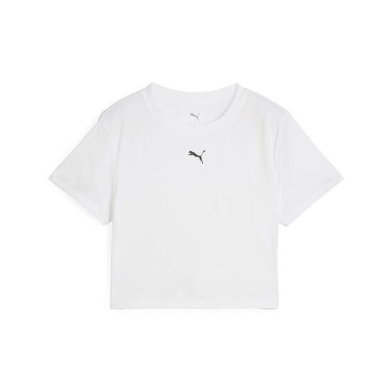 TAD ESSENTIALS Kurzes figurbetontes T-Shirt Damen PUMA