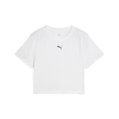 Tad essentials baby-t-shirt voor dames puma white
