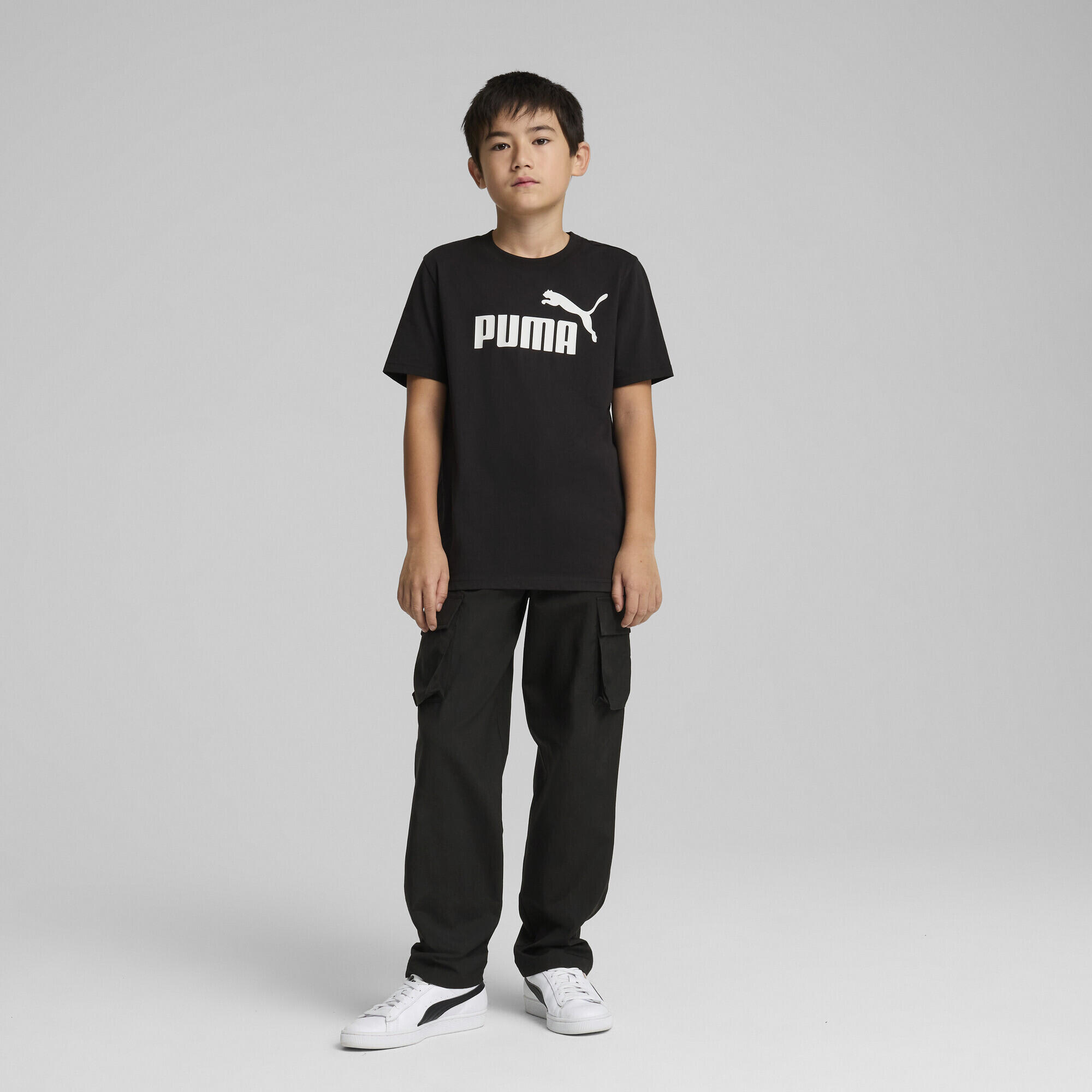 ESS No. 1 Logo Gewebte Cargohose Jungen PUMA 5/7
