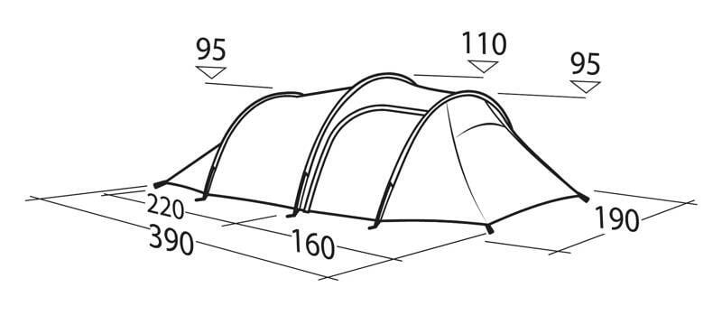 Robens Outdoors Robens Sage 3 Pro Poled Adventure Tunnel Tent 2/7