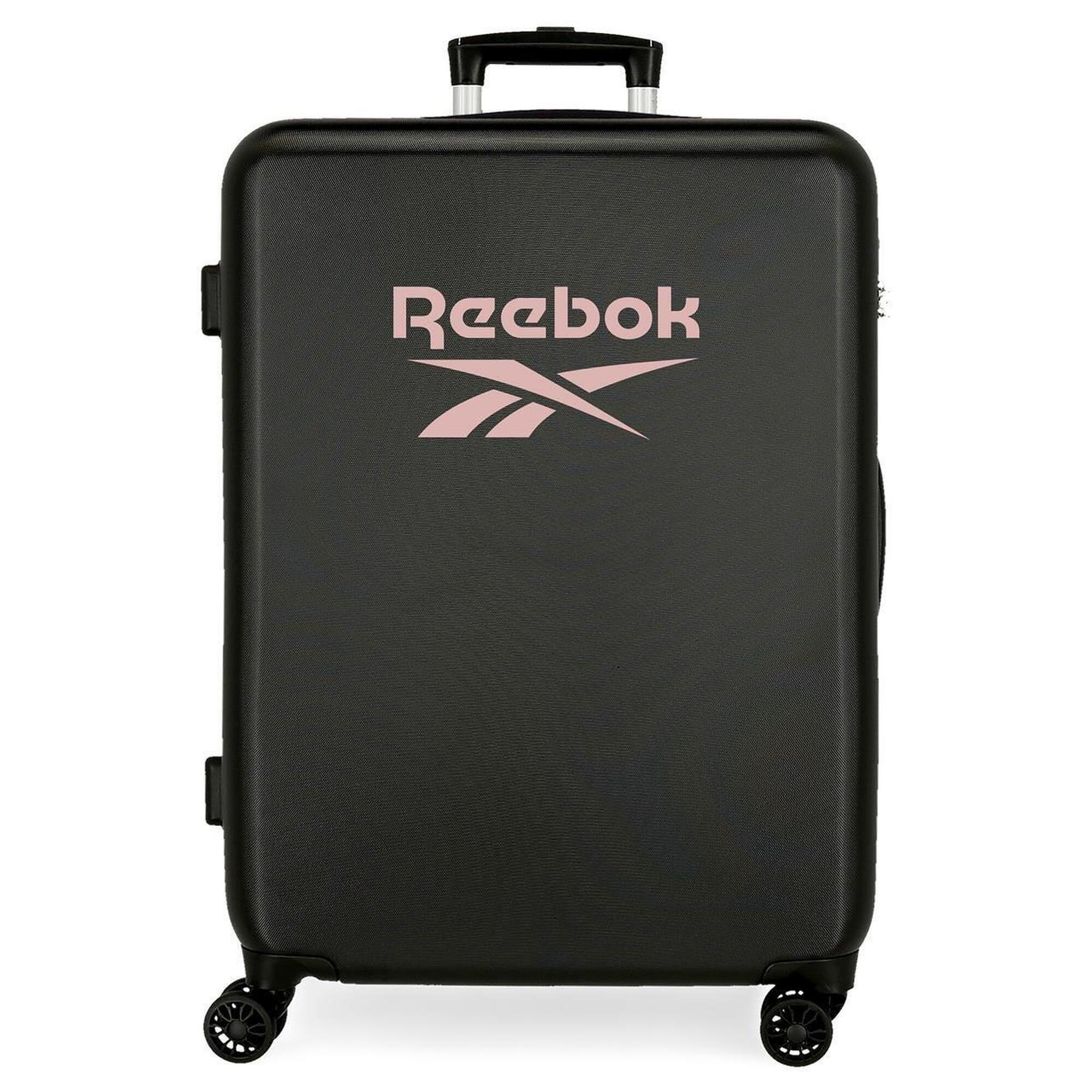 Reebok - Valise Moyenne Abs Rigide Fille Reebok Beverly 68cm 70l Noir - Sac De Voyage - Noir - 70 L - Decathlon