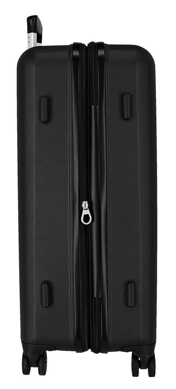 Valise moyenne ABS rigide Unisexe Reebok Roxbury 70cm 81L Noir 5/7