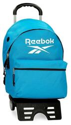 Sac à dos scolaire pour ordinateur avec chariot Unisexe Reebok Boston 44cm Rouge