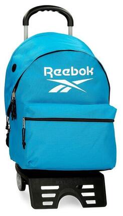 Sac à dos scolaire pour ordinateur avec chariot Unisexe Reebok Boston 44cm Bleu
