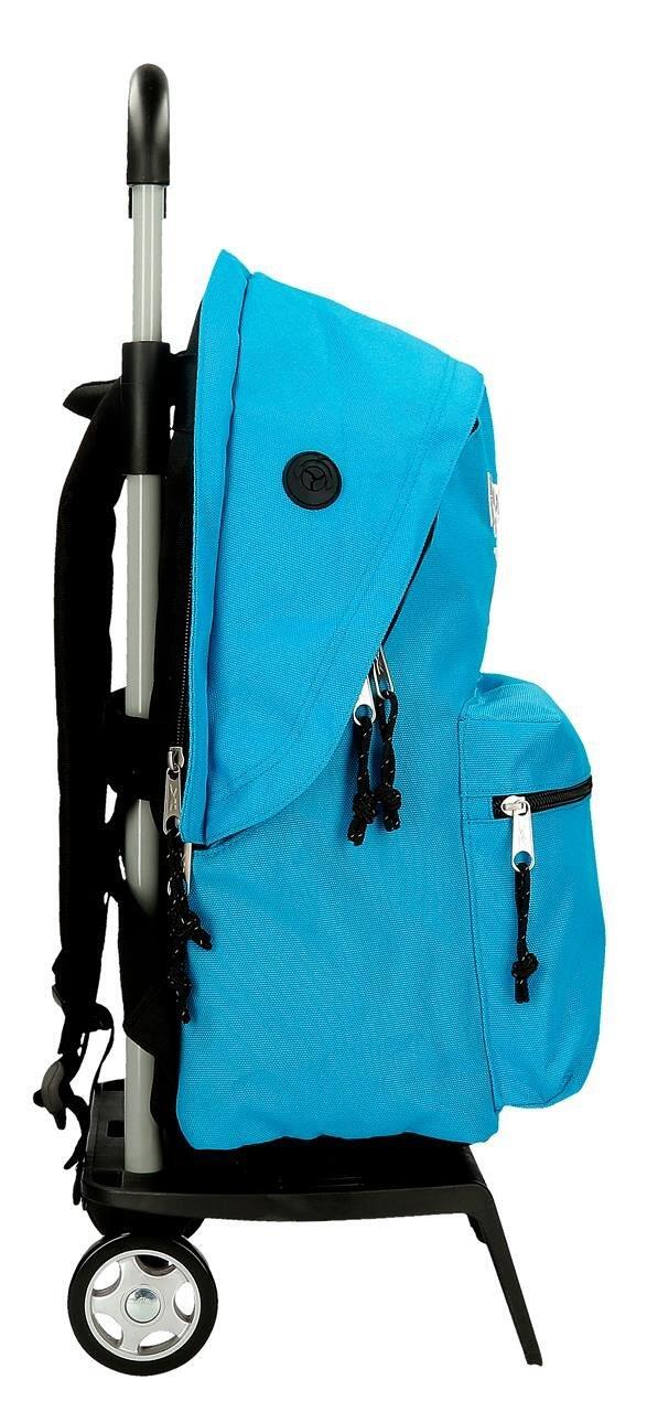 Sac à dos scolaire pour ordinateur avec chariot Unisexe Reebok Boston 44cm Bleu 4/5