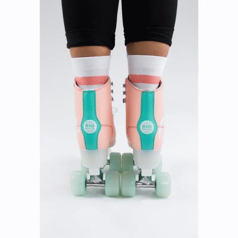 Rio Roller Script Peach Patine Cu Rotile - Peach - 39.5