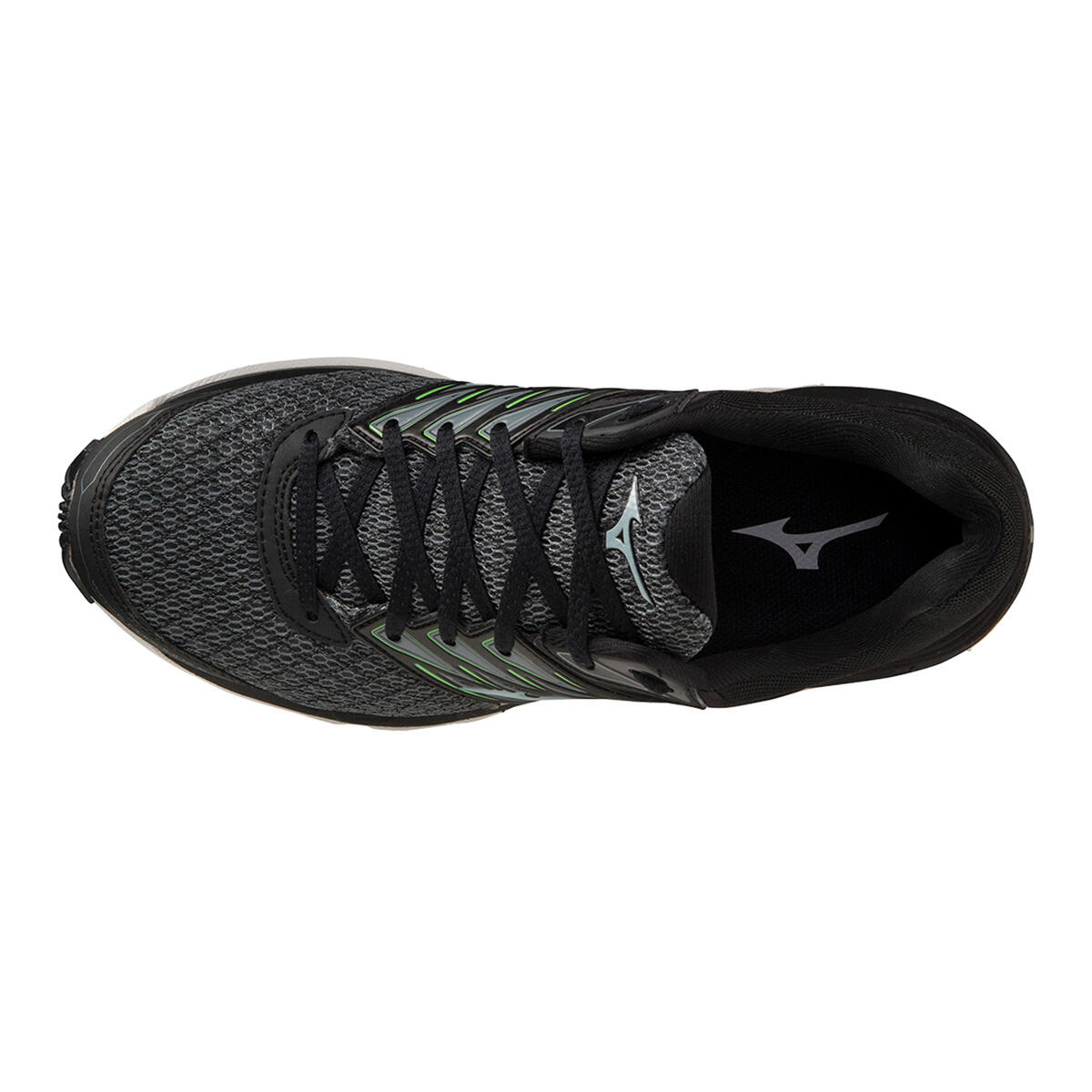 Mizuno Wave Paradox 5 Zwarte En Groene Hardloopschoenen 4/5