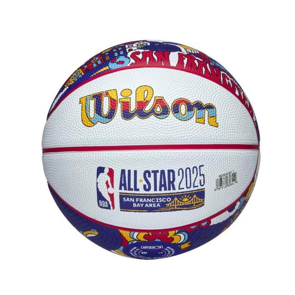 Mini bola de basquetebol Wilson NBA All Star Game 2025