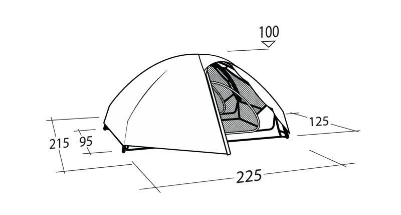 Robens Tenda - Seeker 2 LW 3/6