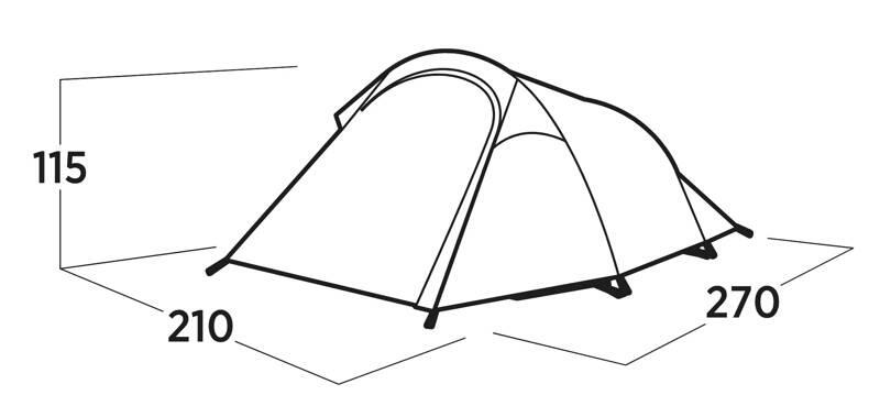 Easy Camp Zelt - Reindal 3 4/7