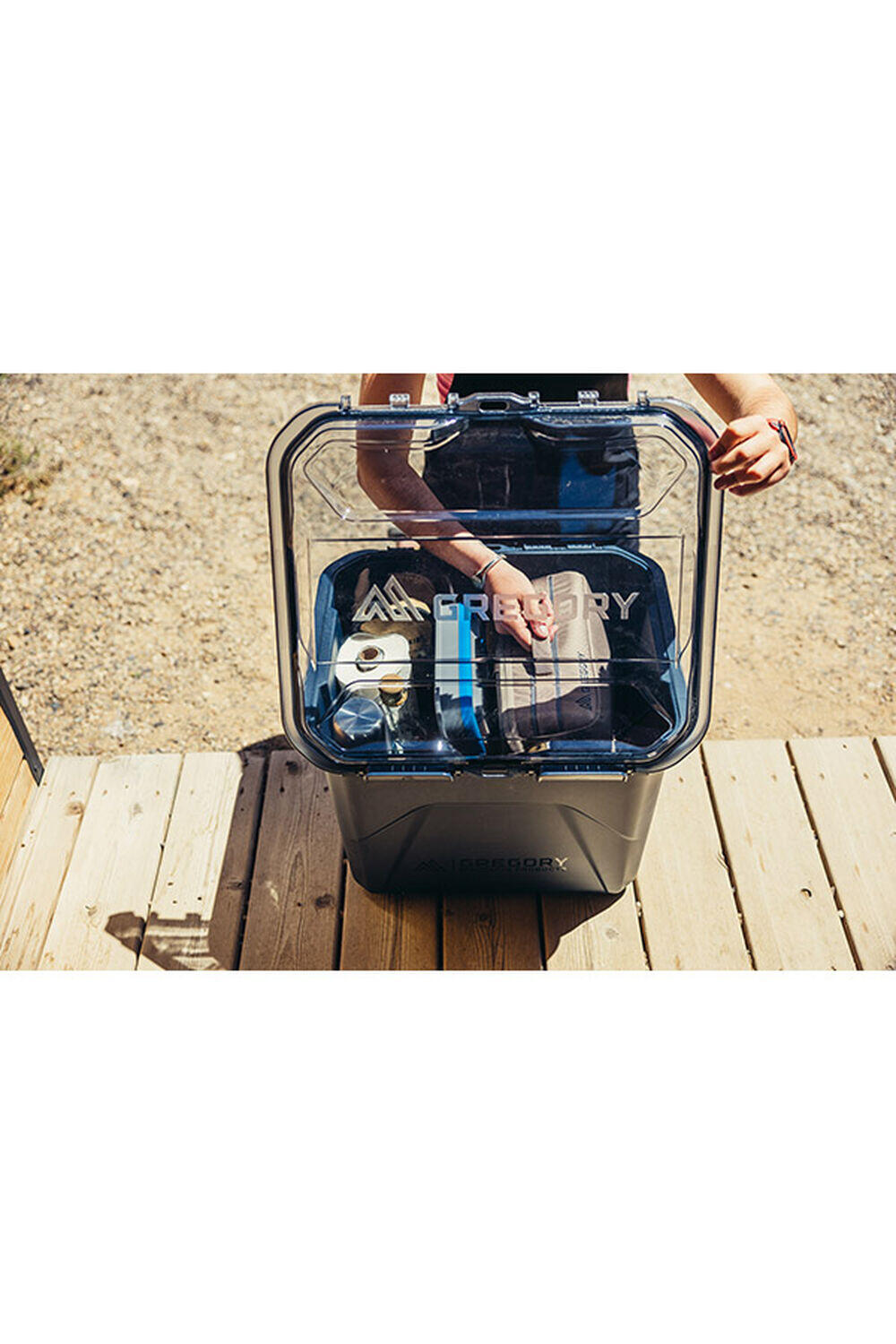 Gregory Caja de 50 unidades para campamento de alpacas, color azul pizarra 3/6