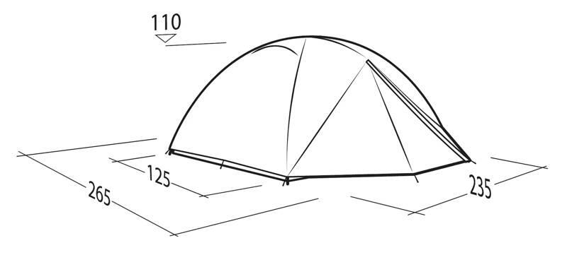 Namiot 2-osobowy Robens Lodge 2 Exp 2/7