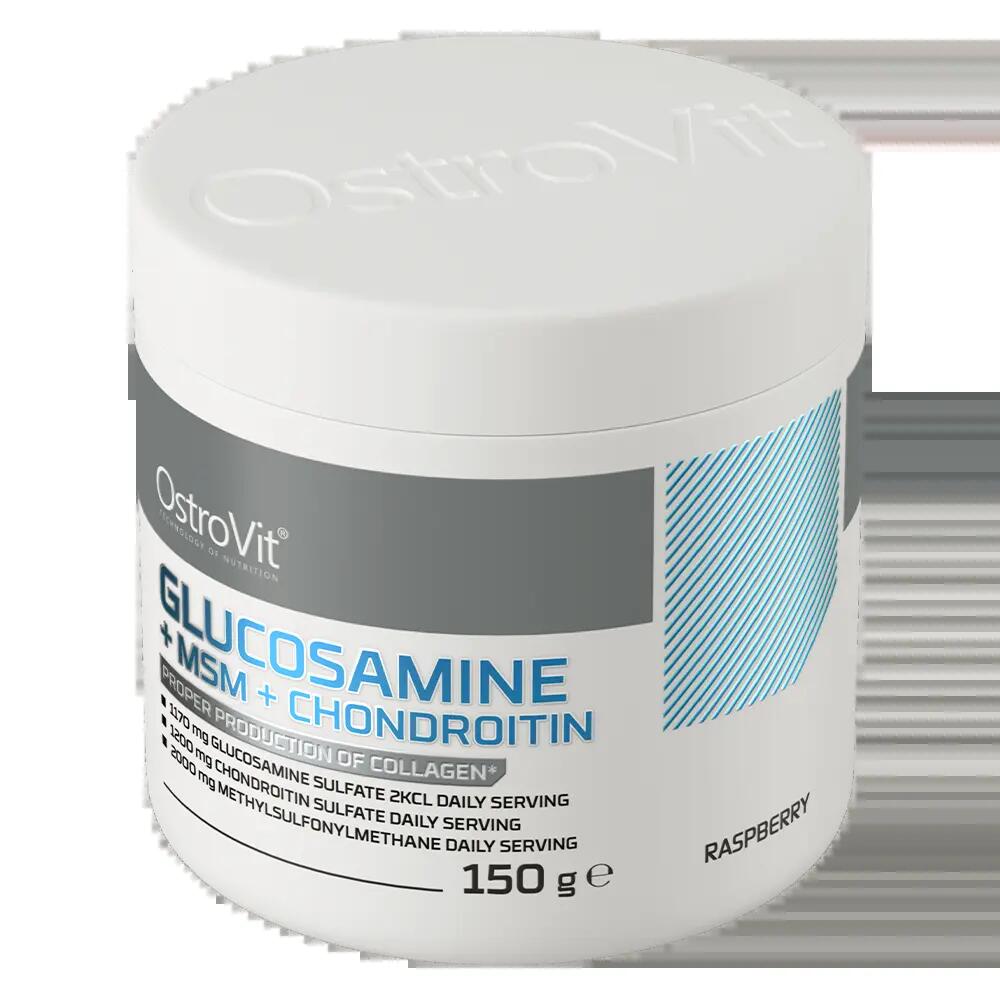 OstroVit Glucosamine + MSM + Chondroitin 150 g Raspberry 2/3