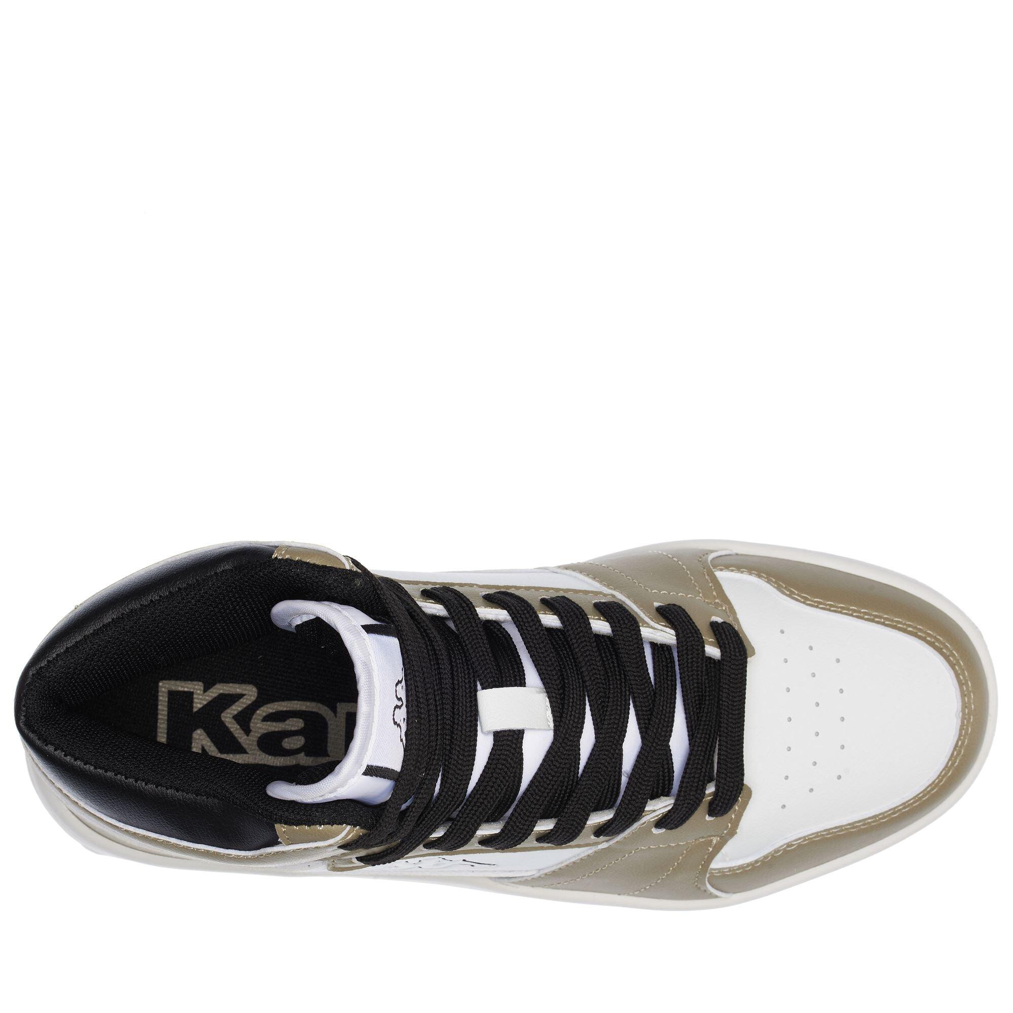 Sneakers alta da uomo donna in poliuretano beige da fitness 2/7