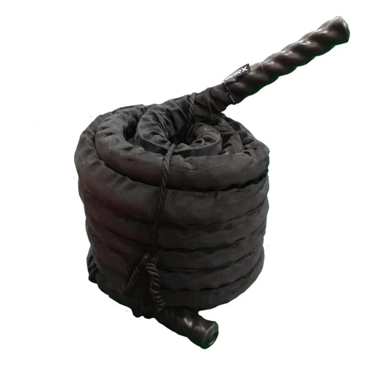 Toorx - Corde De Combat Avec Housse En Nylon - Corde Ondulatoire - Noir - Taille Unique - Decathlon