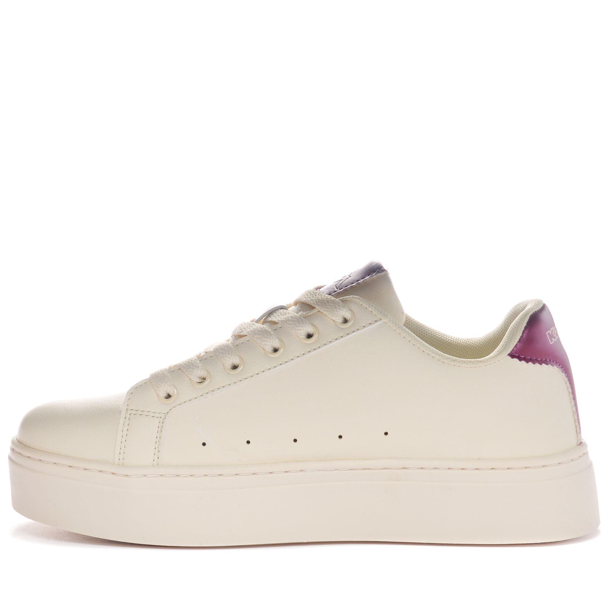 Baskets femme en caoutchouc beige de fitness 5/7