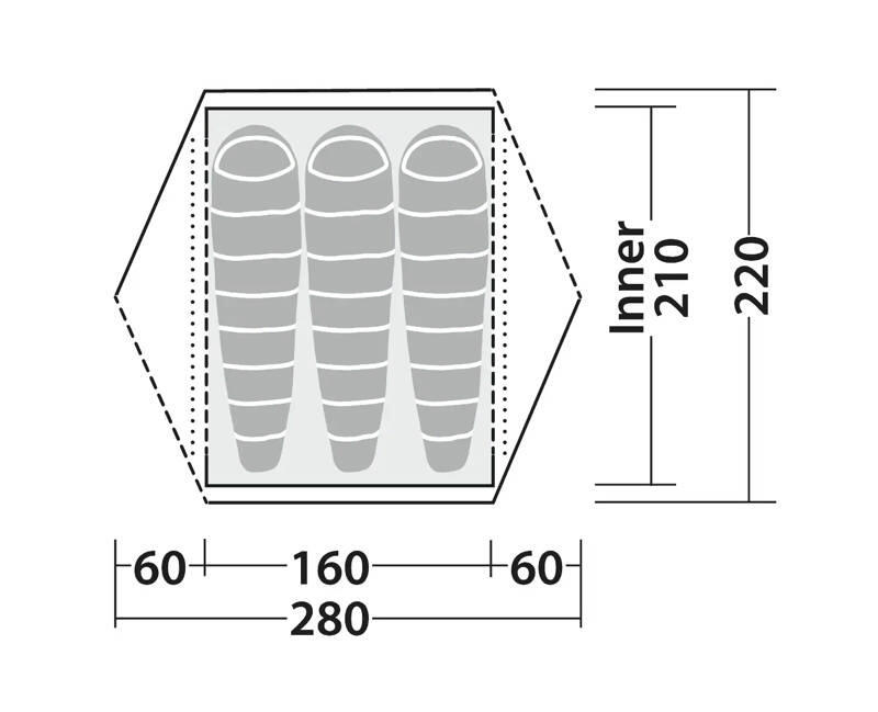 Robens Tenda - Aster 3 Pro 3/7