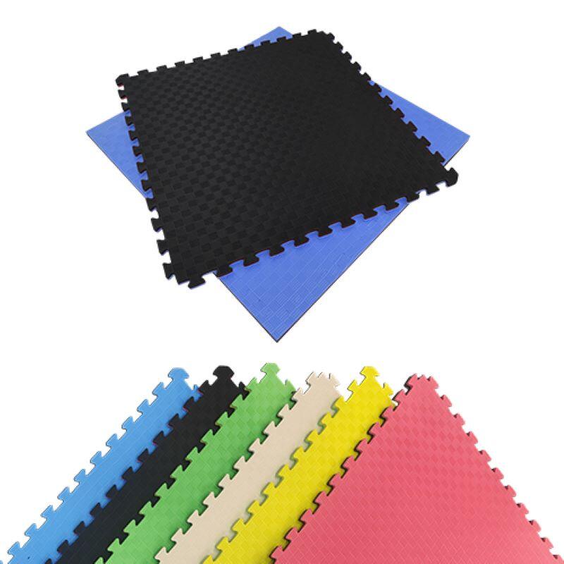 Tatami Puzzle EVA Pack 20 / 1 x 1 x 20mm (Negro-Azul)