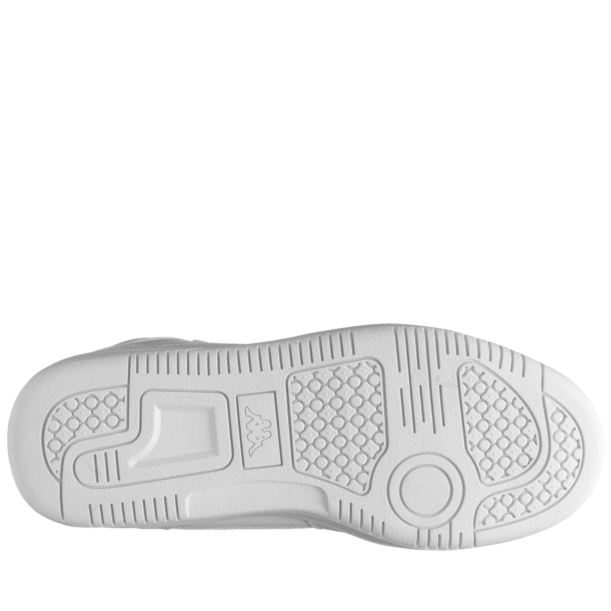 Sneakers bassa da uomo donna in gomma bianco da fitness 4/7