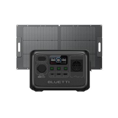 BLUETTI Stazione Elettrica Portatile AC2A 300W+Pannello Solare 100W per Roulotte