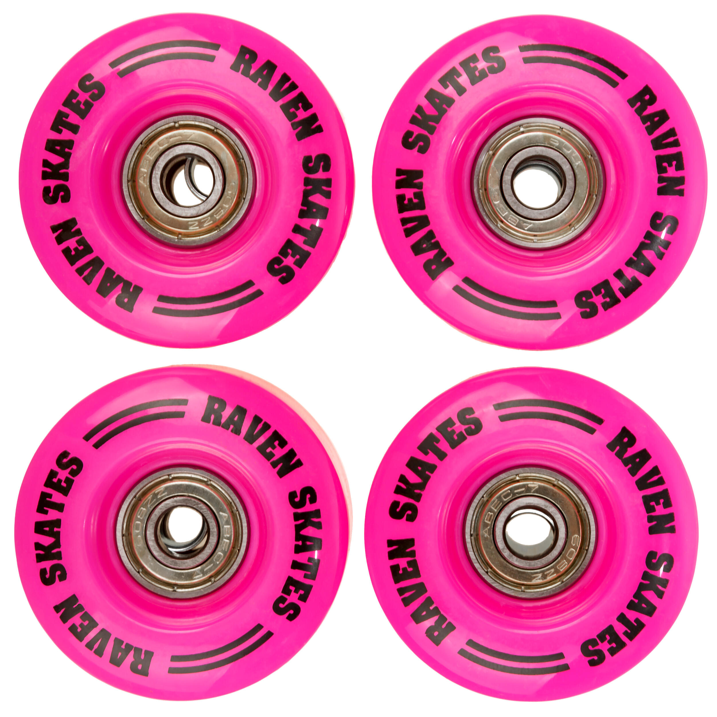 Kółka + Łożyska do wrotek Raven Serena Mint/Pink 4szt 4/5