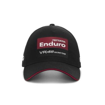 Cappello con visiera da uomo in poliestere nero da moto