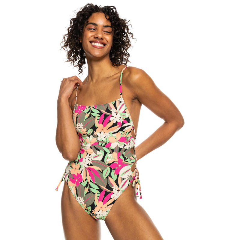 Costum de baie întreg pentru femei ROXY Printed Beach Classics Lace UP