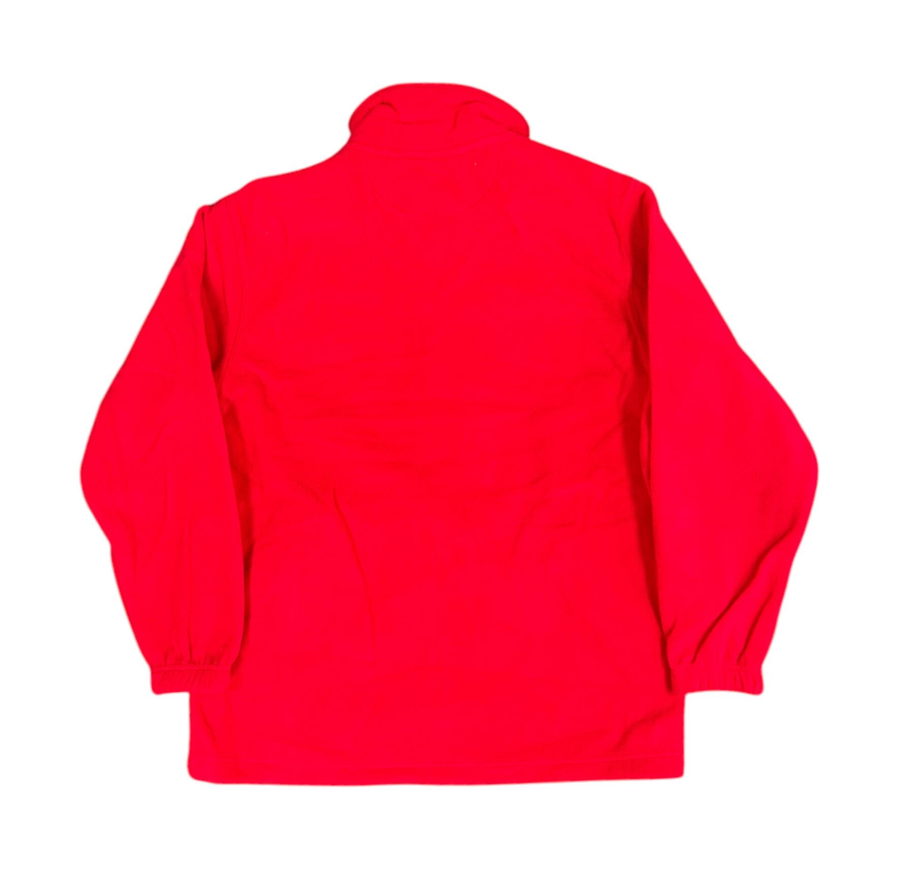 Uneek Men's Fleece Jacket Classic Full Zip Red Long Sleeve 3/3