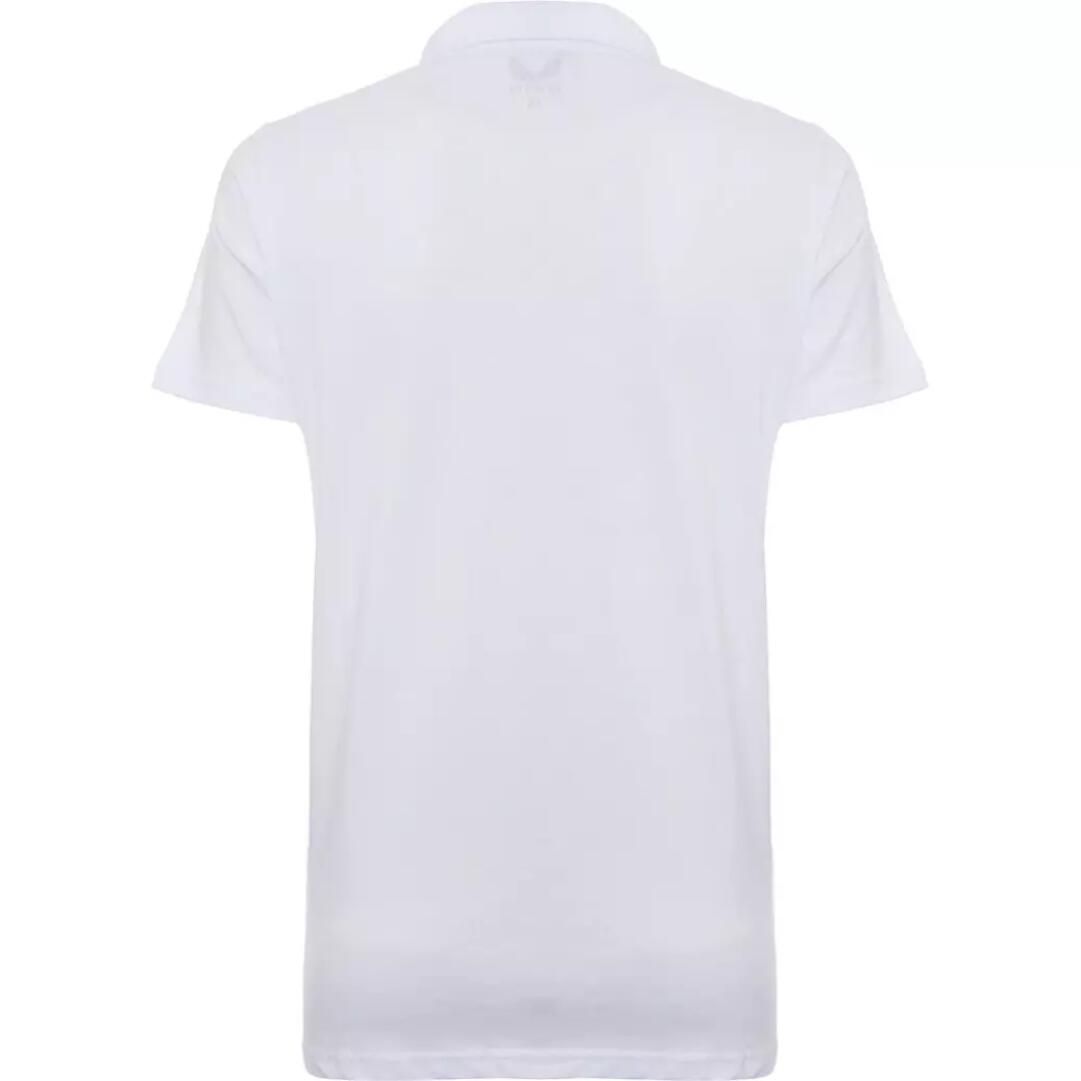 Castore Kid's Sports Polo Shirt Kid's White Logo Short Sleeve 3/3